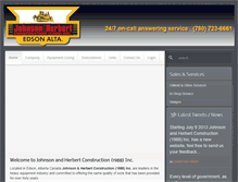 Tablet Screenshot of johnsonandherbert.com